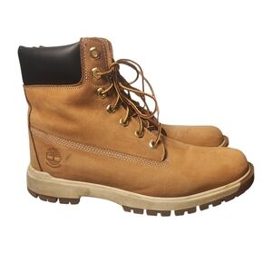 Rugged Timberland Waterproof Boots Men's Tan Leather Boots